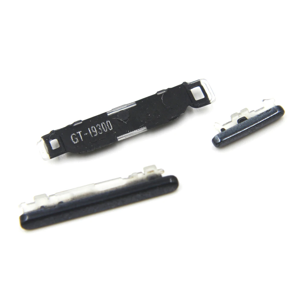 10 компл./лот Silver Home + кнопка регулировки громкости питания для Samsung Galaxy S3 SIII i9300