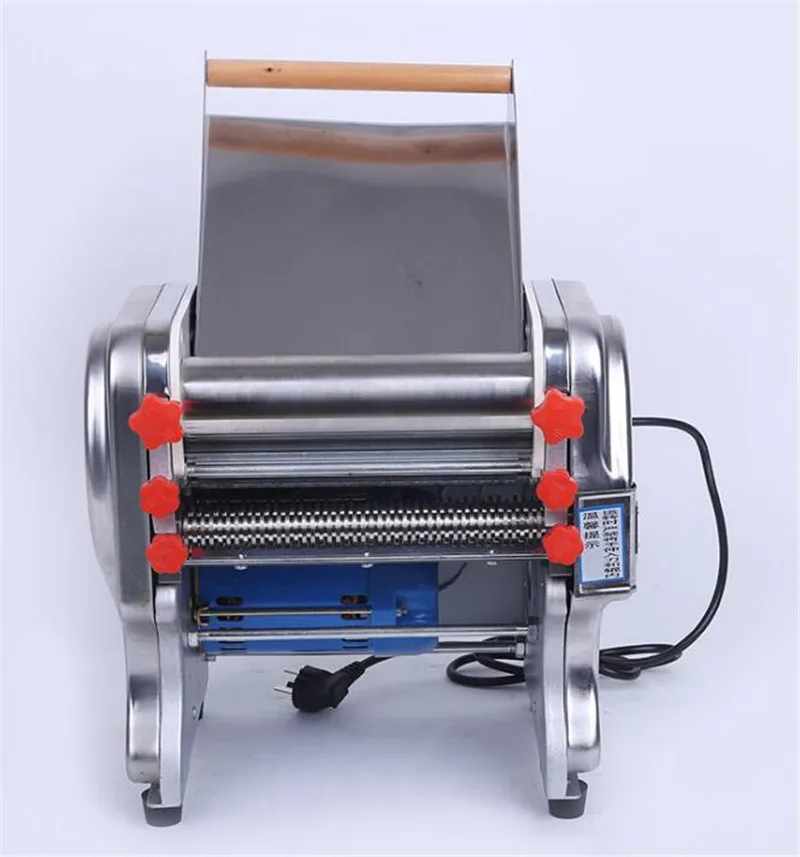 

220V Electric Noodle Making Machine Stainless Steel Spaghetti Machine Dumpling Dough Wrapper Machine