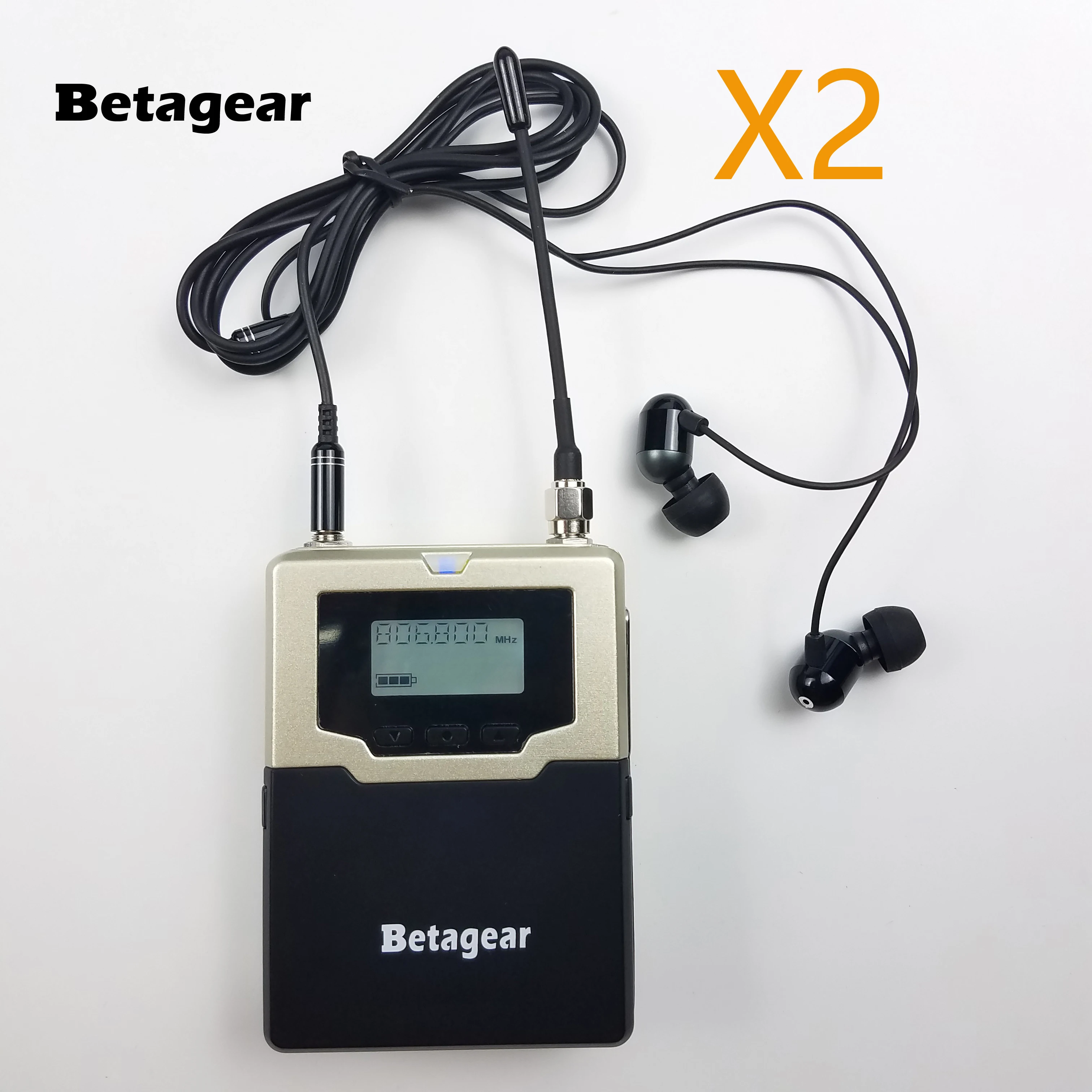

Leicozic 2PCS Receiver For Bodypack Monitor In Ear Monitor Wireless System Stage Monitoring System EW300IEMG3/SR2050IEM/9400IEM