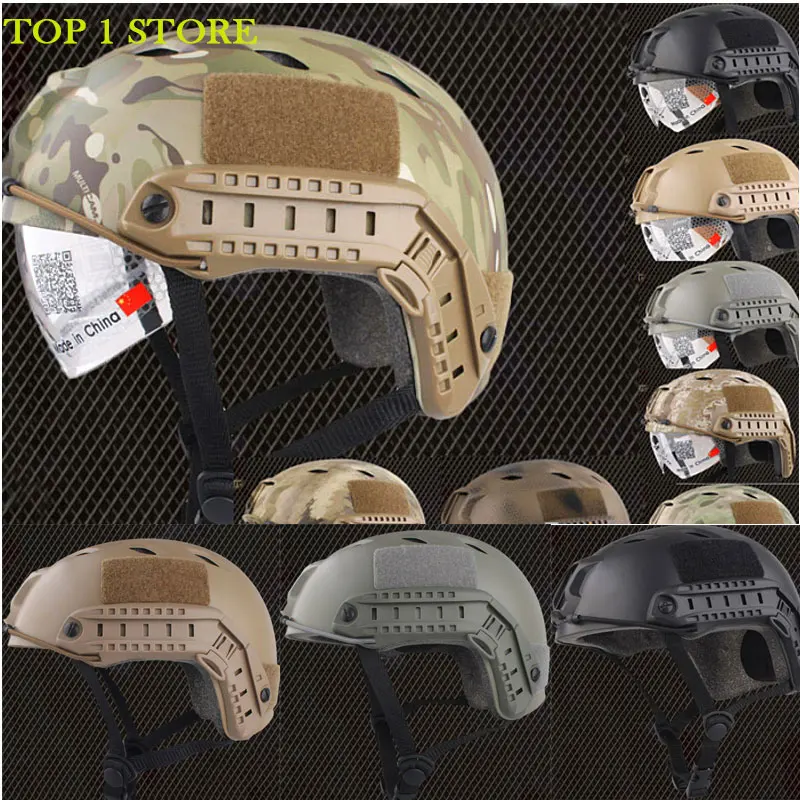 

Full 15 Color Emerson Fast Helmet with Protective Goggle Pararescue Jump Type Tactical Military Helmet