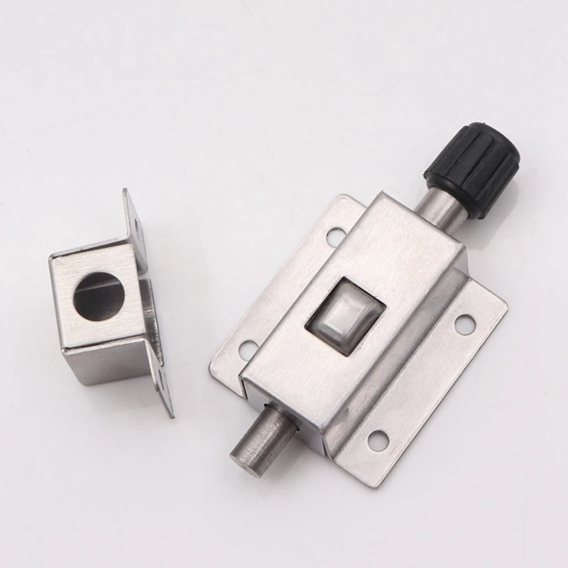Stainless Steel Door Bolt Spring Bounce Bolts Lock Door Chain Latch For Window Cabinet Toilet Furniture Hardware 9