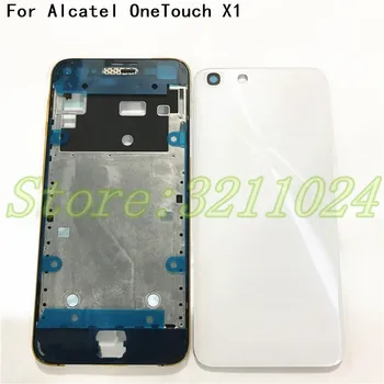 

Original Front Middle Frame +Cover Back Battery Cover For Alcatel One touch OneTouch X1 onetouch X1 Replacement Parts With Logo