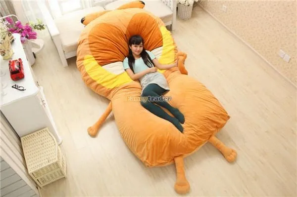 Fancytrader 220cm X 150cm Soft Giant Cute Garfield Cat Bed Carpet Tatami Mattess Sofa, FT50322 (6)