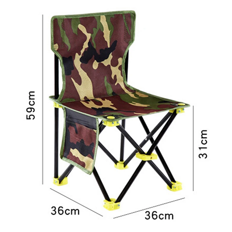 1 шт. уличное рыболовное кресло камуфляжное складное кресло кемпинг Походное кресло пляжное сиденье для пикника 36 см* 36 см* 31 см* 59 см