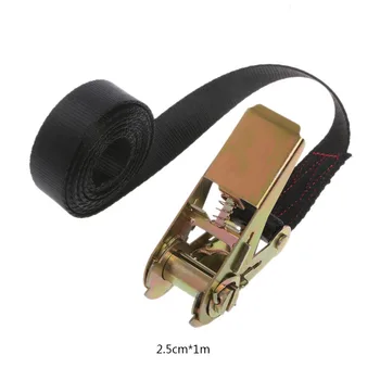 

THINKTHENDO 1PC Travel Zinc Alloy Buckle Tie-Down Car Luggage Cargo Lashing Strap 1m to 5m High Quality Travel Accessories
