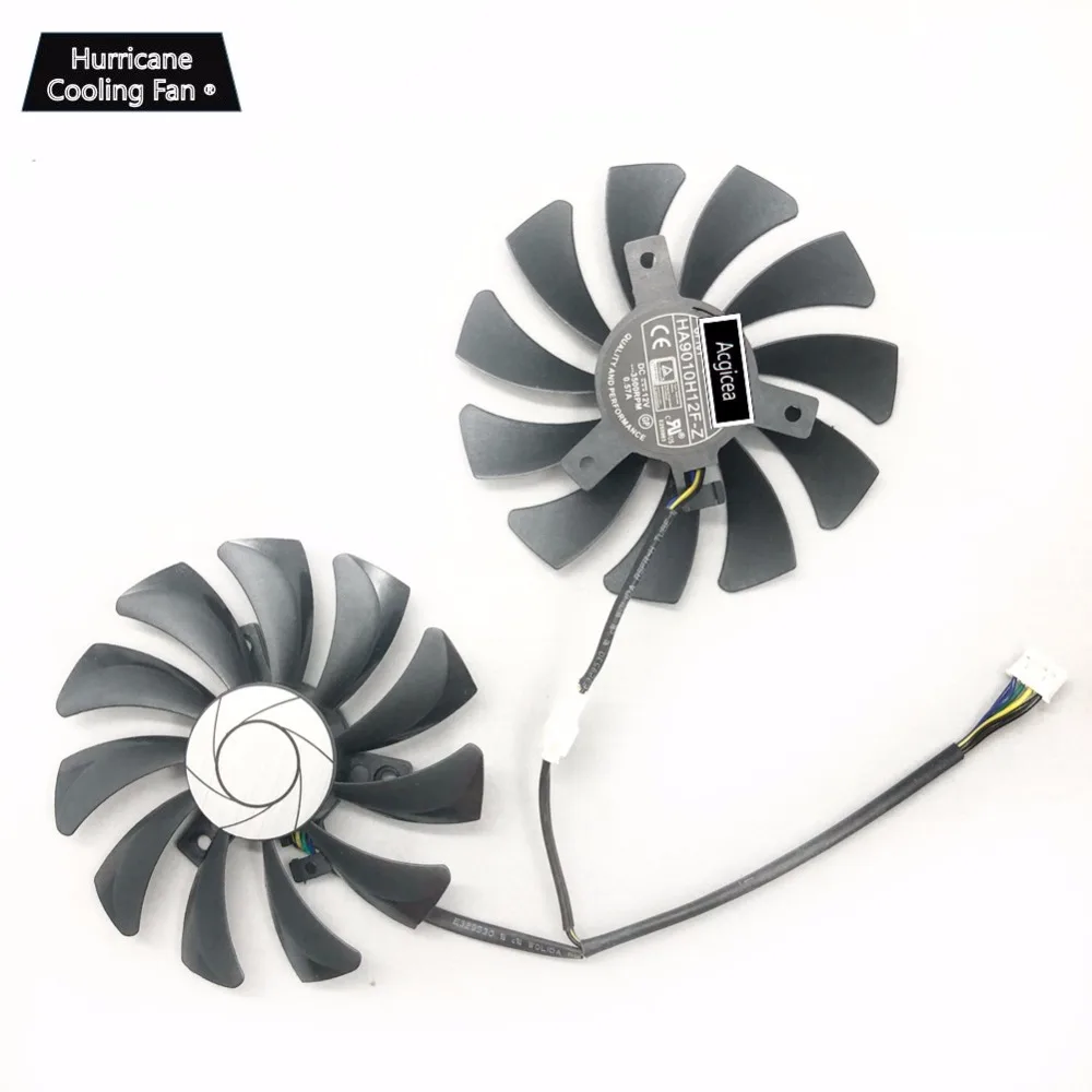 Новый Вентилятор Охлаждения видеокарты 12V 0.5A HA9010H12F Z для MSI GeForce GTX 1060 OC 6G 960 P106 100
