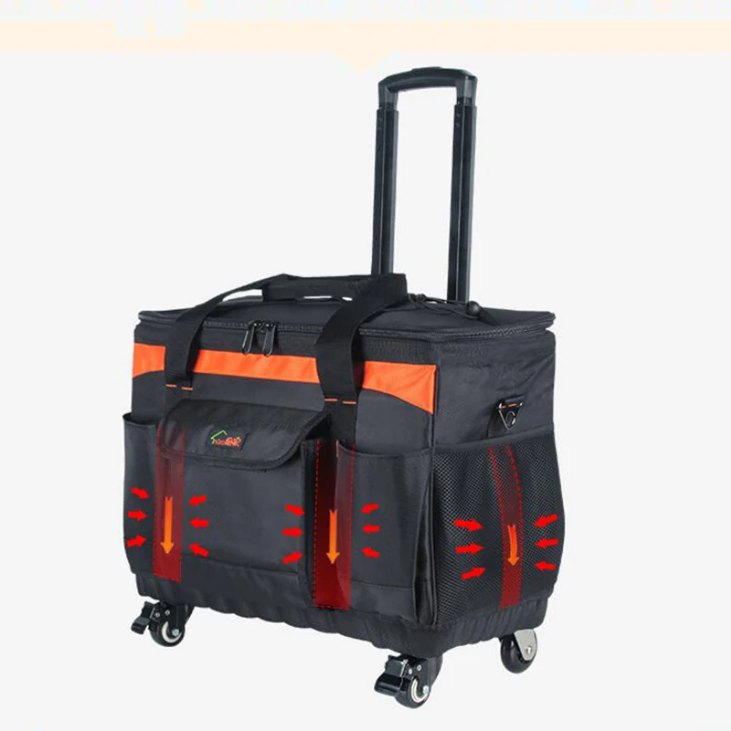 

TRAVEL TALE oxford Electrician shoulder bag tool kit trolley bag on wheel