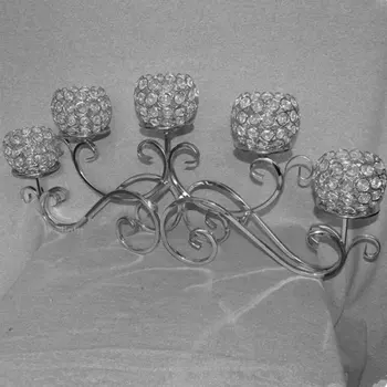

new style arrival Crystal candelabra wedding centerpiece and flower stand