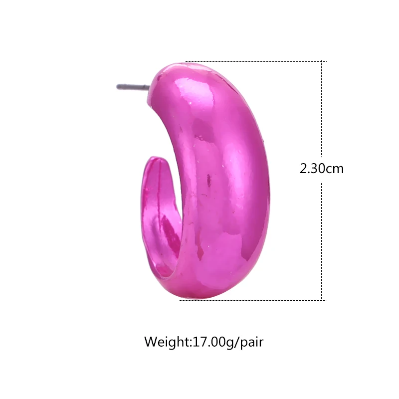 Earrings for woman oorbellen Beautiful color 2018 New Colorful (8)