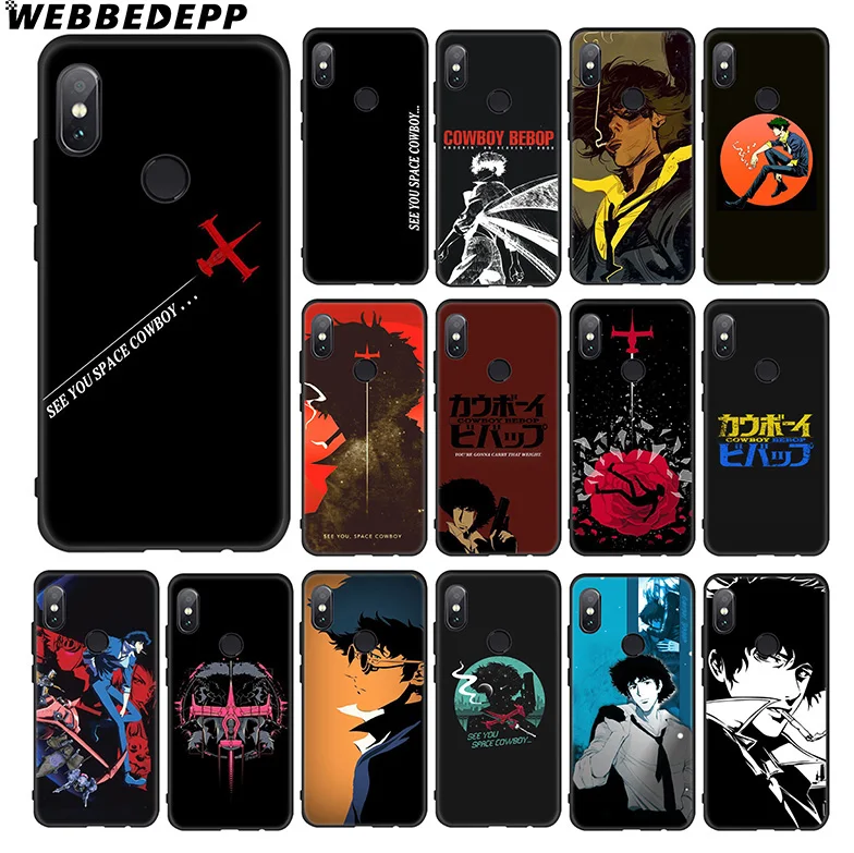 

WEBBEDEPP Cowboy Bebop Anime Soft Case for Xiaomi 9 8 SE 6 A1 A2 Lite MIA1 MIA2 Lite MI8 MI6 MAX 3 POCOPHONE F1 Cover