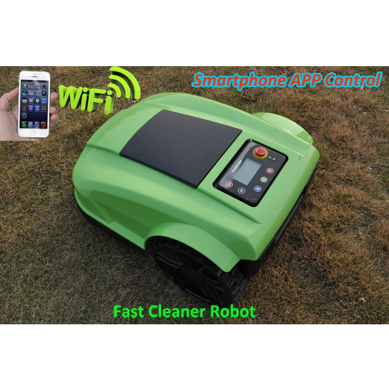  Smartphone WIFI App Gyroscope function Robot Automatic Lawn Mower S520 With ScheduleRange functionS
