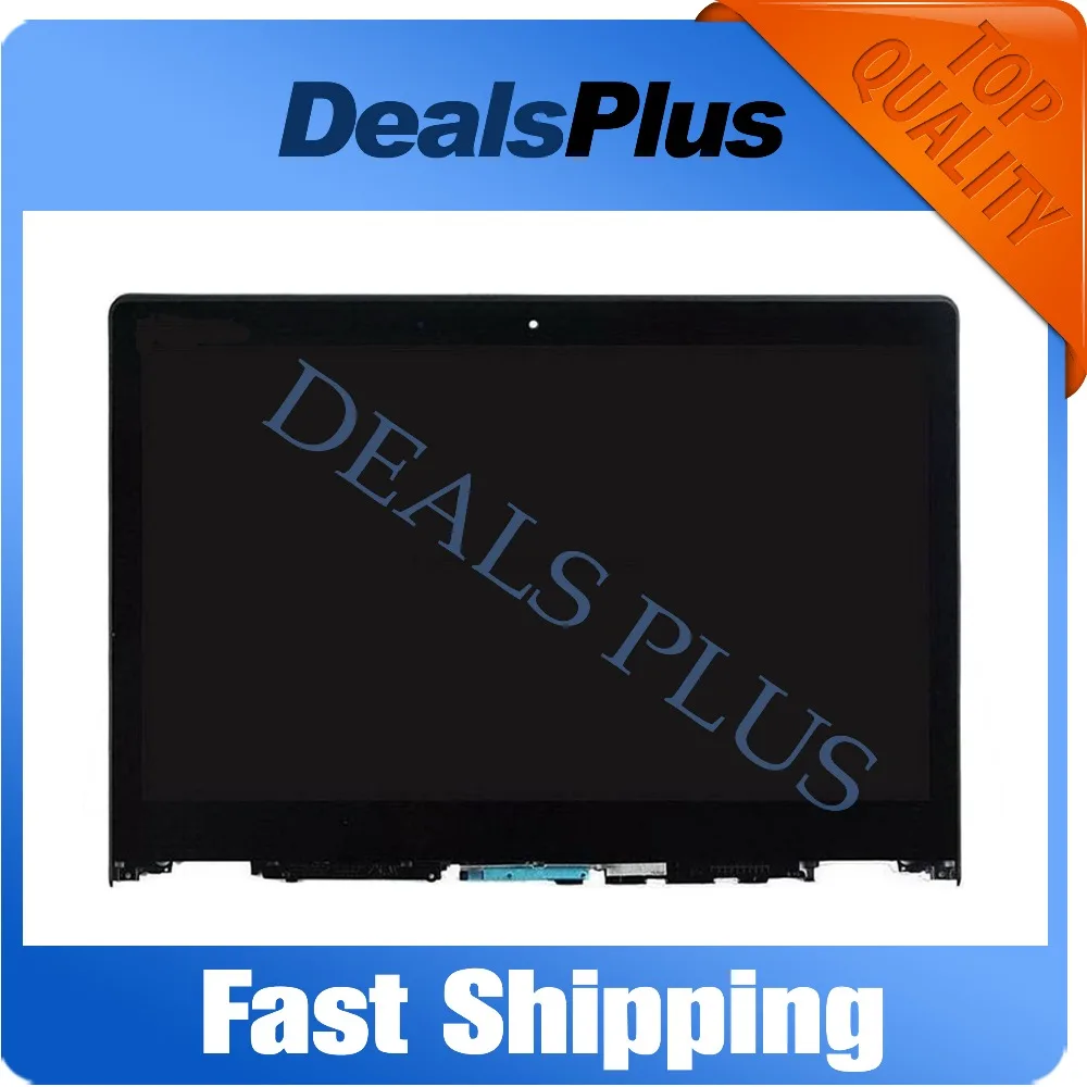 Новый ЖК-дисплей + сенсорный экран + рамка в сборе для lenovo Yoga 700-14ISK 80QD 80JH LP140WF3-SPL2 80JH0025US 80QD004TUS S5D10H35588