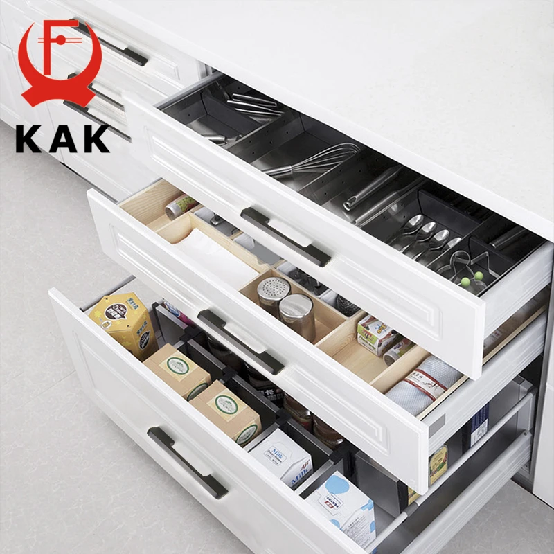 KAK Cabinet Handles Solid Aluminum Alloy American Style Kitchen Cupboard Pulls Drawer Knobs Furniture Handle Hardware