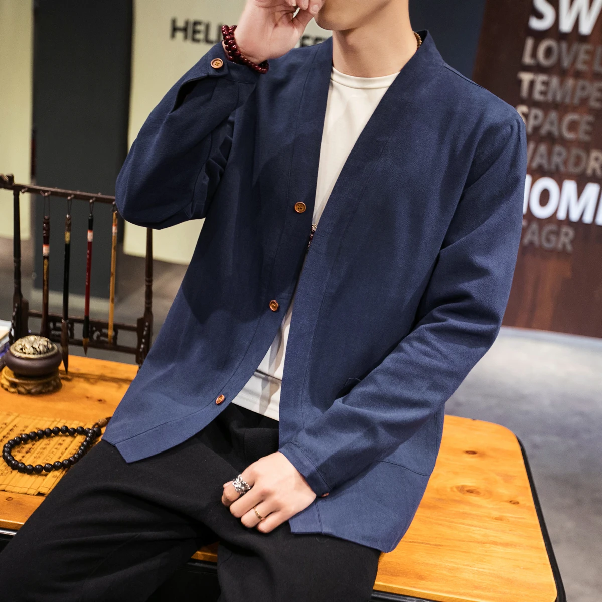 Sinicism Store Men Solid Streetwear Bomber Jacket 2019 Mens Cotton Linen Vintage Jackets Coats Male Chinese Style Windbreaker Sinicism Store Men Solid Streetwear Bomber Jacket 2019 Mens Cotton Linen Vintage Jackets Coats Male Chinese Style Windbreaker