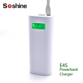 

Soshine E4S Power Bank Dual USB Interface with 2 x 18650 Slot Portable Power Bank