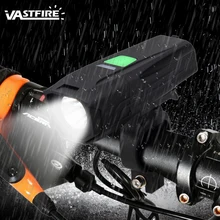 Front Handlebar Bike Lamp T6 LED Cycling Light USB Rechargeable Bicycle Headlight 5 Modes MTB Night Riding Safety Torch