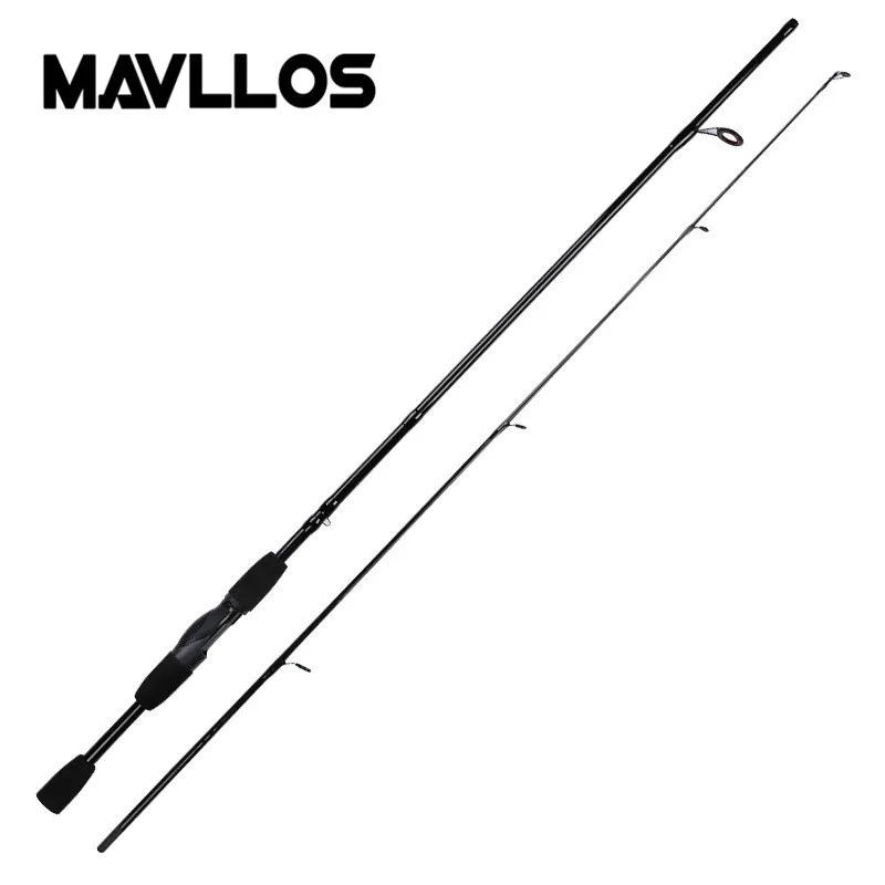 Mavllos M Tip литье спиннинговое удилище 1,8 м 2 секции вес приманки 3,5-20 г портативное быстрое действие углеродное рыболовное удилище