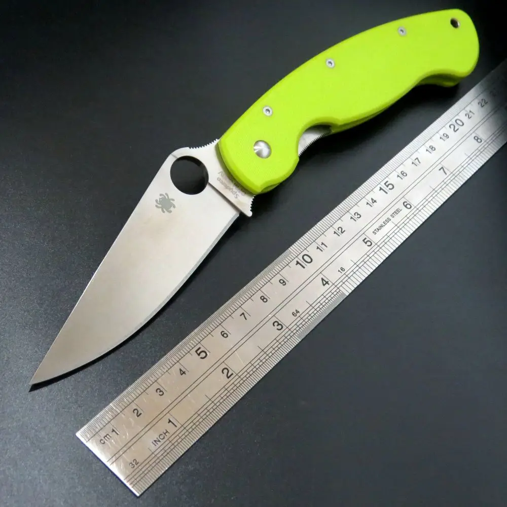 High Quality Hand Tool C36 Folding Knife 9Cr Blade G10 Handle Camping Knives Tactical Survival font