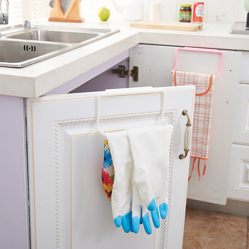 Neue Badezimmer Küche Handtuch Rack Schrank Tür Zurück Hängen ... Neue Badezimmer Küche Handtuch Rack Schrank Tür Zurück Hängen ...