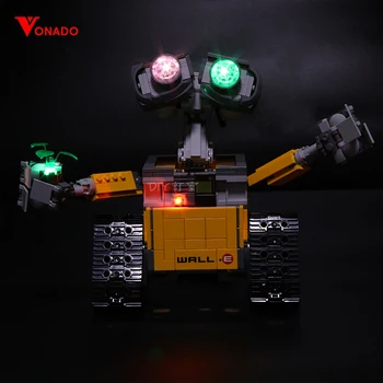 

Led Light Compatible For Lego 21303 16003 Idea Robot WALL E Eyes Flashing Light Building Blocks Toys (only light+Battery box)