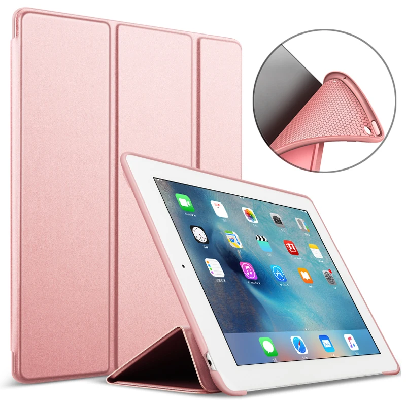 Ультратонкий умный чехол для iPad 4 3 2 9 7 магнитный с подставкой из искусственной