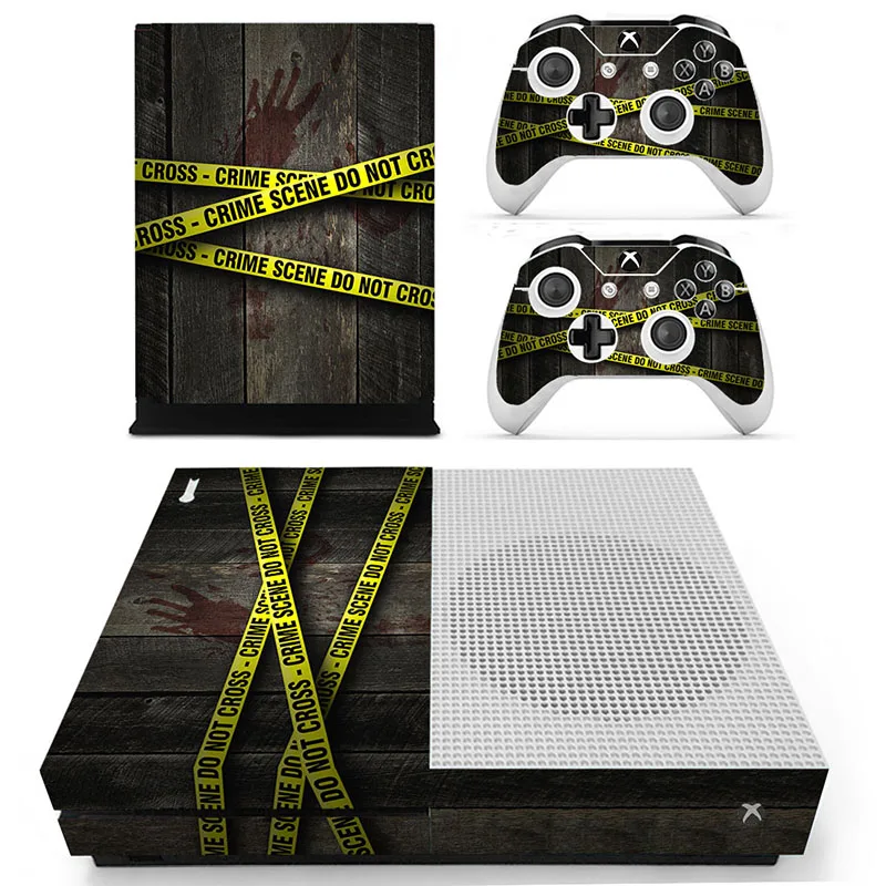

For Xbox One S Skin Sticker Protector For Microsoft Xboxone S Console Controller Decorate Decal Skins