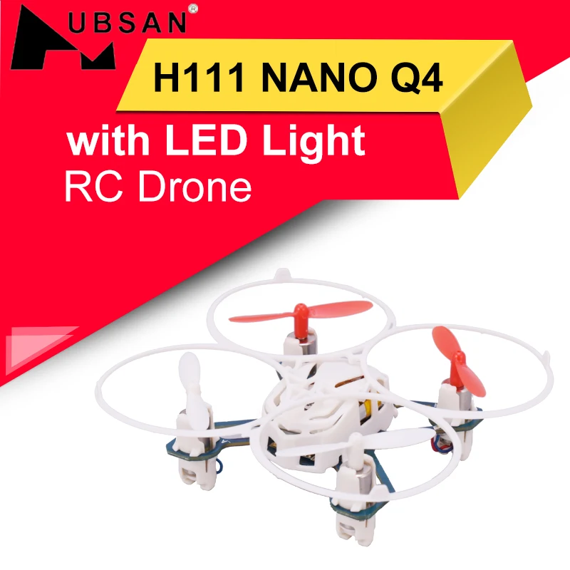 Hubsan H111 NANO Q4 2 4 ГГц 4CH 6-осевой гироскоп мини-Квадрокоптер с дистанционным