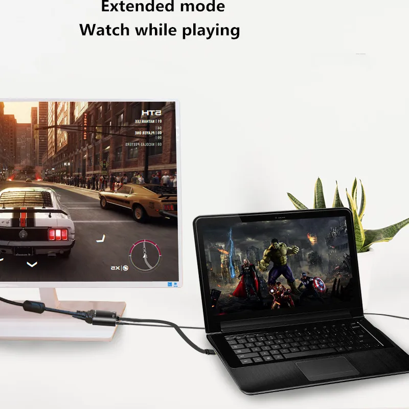 USB C док станция Thunderbolt 3 к HDMI 4 VGA USB3.0 концентратор PD аудио конвертер кабель адаптер