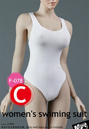 1//6 Scale Accessories Model Female Sheer Bodysuit Swimwear Mesh Bikini Sets