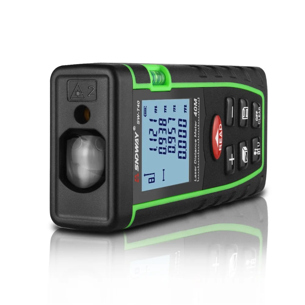 SNDWAY 40M Digital laser rangefinder 131ft handheld distance meter trena Laser range finder Area-volume-Angle tape measure tools SNDWAY 40M Digital laser rangefinder 131ft handheld distance meter trena Laser range finder Area-volume-Angle tape measure tools