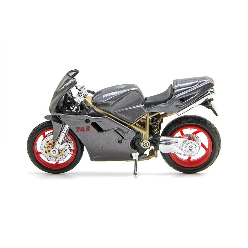 Maisto 1:18 модели мотоциклов Ducati 748 литой пластик мото миниатюрная гоночная игрушка для коллекции подарков