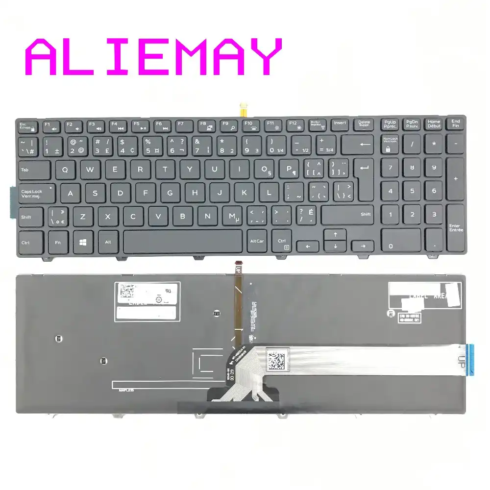 Brand New Original Us Keyboard For Dell Inspiron 15 3000 5000 3541 3542 3543 5542 5545 5547 5558 17 5000 Laptop Us Keyboard Replacement Keyboards Aliexpress