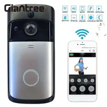 Wifi видео дверной звонок PIR датчик движения беспроводной дистанционный видео звонок Домофон Инфракрасный ночного видения мобильный телефон видео дверь