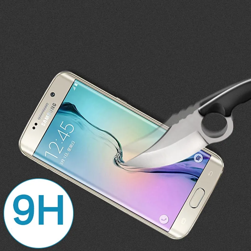 2016 New 3D Tempered Glass For Samsung Galaxy S6 S7 Edge Full Cover Curved surface Clear