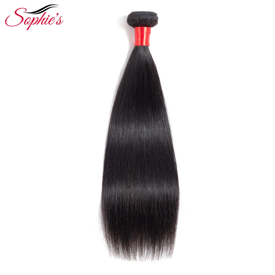 Sophie's Straight 4 Bundles With Closure Brazilian Hair Weaves Non-Remy Natural Color Human Hair Bundles Extensions Sophie's Straight 4 Bundles With Closure Brazilian Hair Weaves Non-Remy Natural Color Human Hair Bundles Extensions