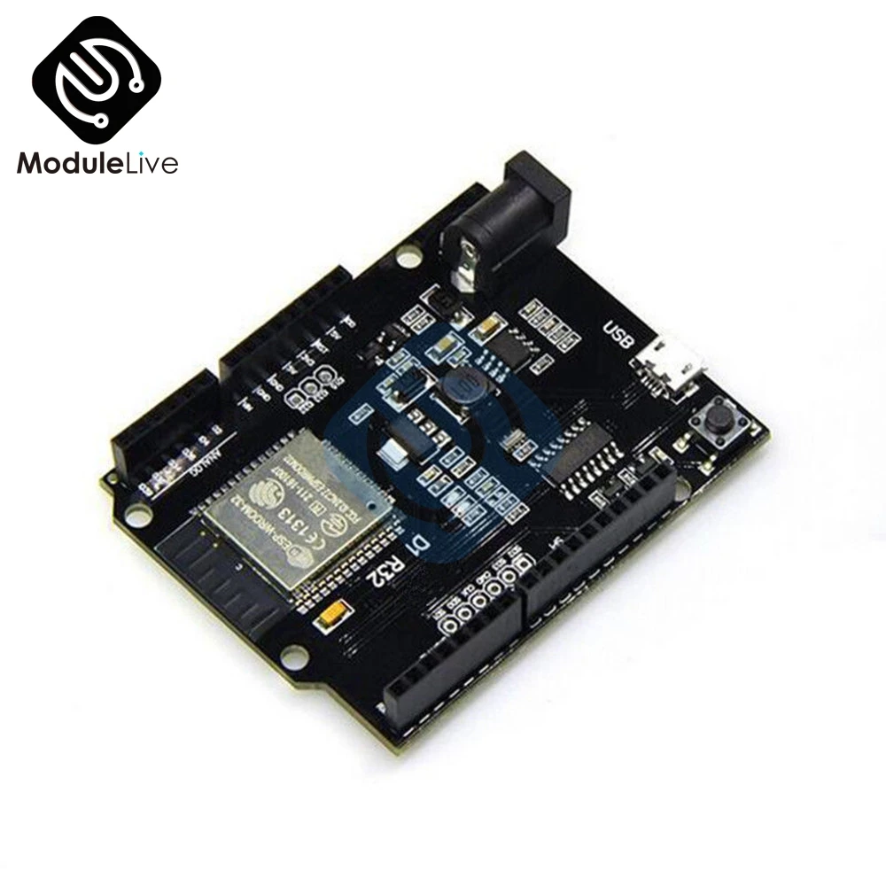 1 шт. Wemos D1 MINI ESP32 WiFi+ Bluetooth макетная плата 4MB Flash UNO D1 R32 для Arduino