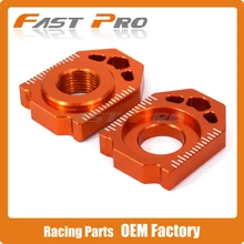 CNC сзади цепь Настройщик ось блока для KTM SX SX-F XC XC-F EXC EXC-F XC-W XCF-W 85 125 150 300 350 450 530 SX85 EXC250 EXC300