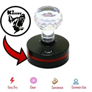 

Customized Photosensitive Diy pre ink self-inking stamp round for scrapbooking
