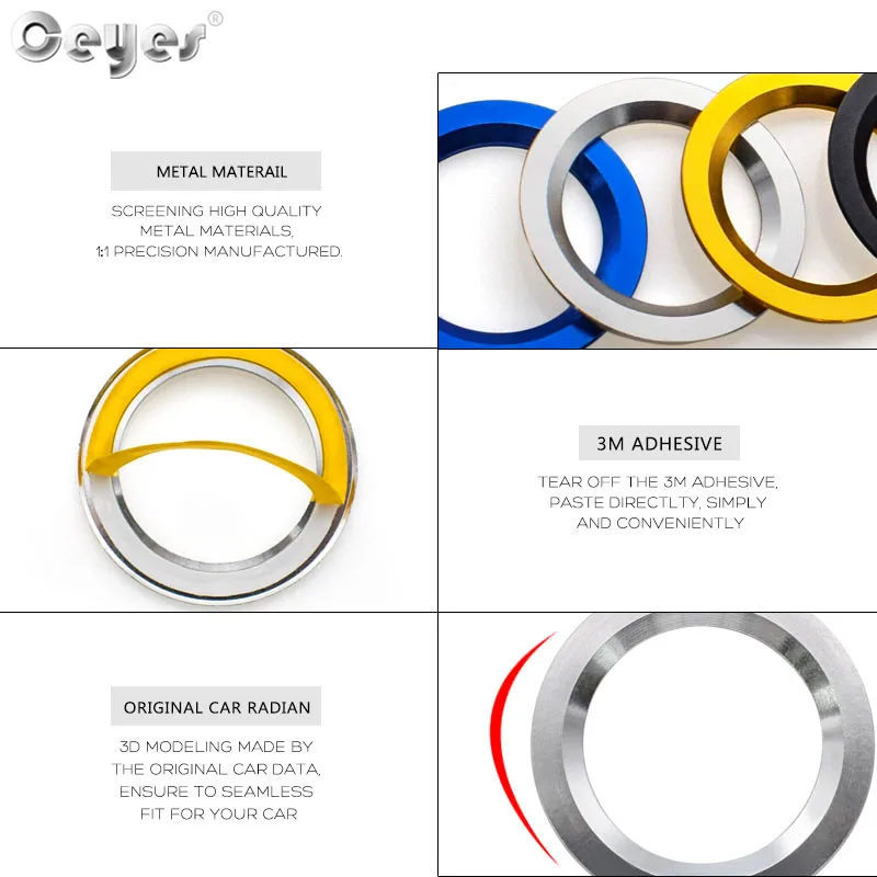 Start Engine Button Ring for CADILLAC (7)