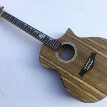 Хорошее качество Специальный стиль hickory деревянная электроакустическая гитара