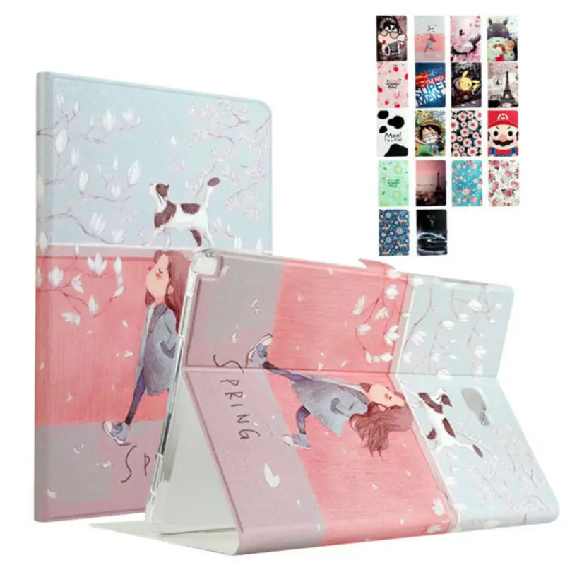 

SM-P585 Tablet Case Flip PU Leather Case Cover Silicon TPU Fundas For Samsung Galaxy Tab A 10.1 P585 Slim Protective Stand Cases