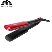 Профессиональный Выпрямитель для волос, быстрый Электрический выпрямитель, керамический инструмент для укладки, ЖК-цифровой дисплей 100-240 В