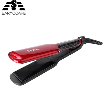 

Professional Flat Iron Hair Straightener Fast Electric Straightening Iron Ceramic Sstyling Tool LCD Digital Display 100-240V