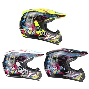 

Adult ABS motorcycle motocross Off Road Helmet men and women battery car helmet mountain DH Racing Helmet Multiple colors sizes
