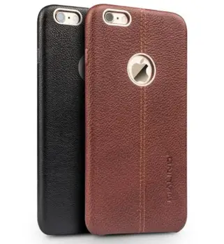 

QIALINO Genuine Leather Cell Phone Case for iPhone6 6s Fashion Luxury Ultra Slim Back Cover for iPhone6 6s plus 4.7/5.5 inch