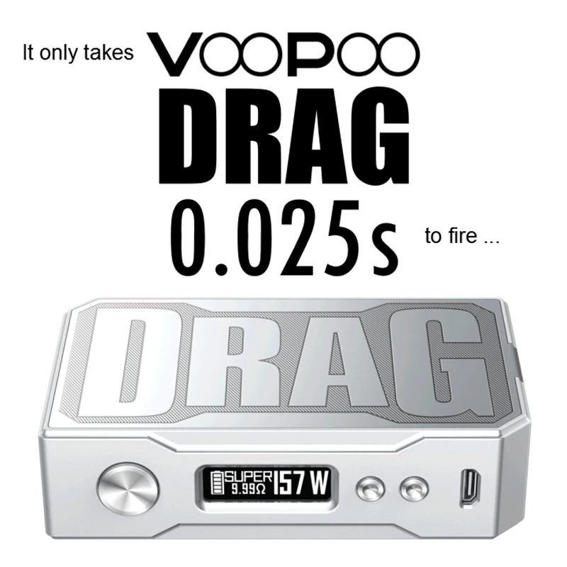 bilder für Original VOOPOO DRAG 157 Watt TC Box MOD mit UNS GEN chip TC e-zigarette 157 Watt 18650 box mod für die meisten 510 gewinde zerstäuber tank bilder für Original VOOPOO DRAG 157 Watt TC Box MOD mit UNS GEN chip TC e-zigarette 157 Watt 18650 box mod für die meisten 510 gewinde zerstäuber tank