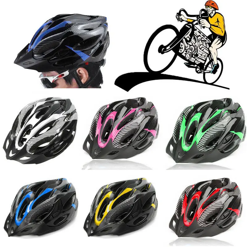 

2019 Ultralight Bicycle Helmets Unisex Road Mountain Bike Cycling Helmets Protector Sport Helmet Adjustable Multi Color Helmet