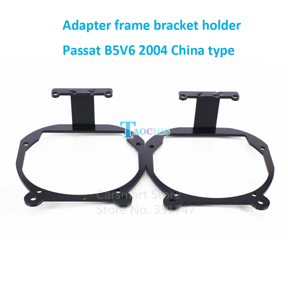 

Car Styling frame adapter module set DIY Bracket Holder for VW Volkswagen B5 V6 2004 Hella 3 5 Q5 Projector lens Support fasten