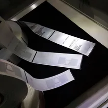 40*15 мм UHF RFID метки RFID одежды Электронные этикетки, тканые этикетки-ткани атласной ткани UHF электронная бирка