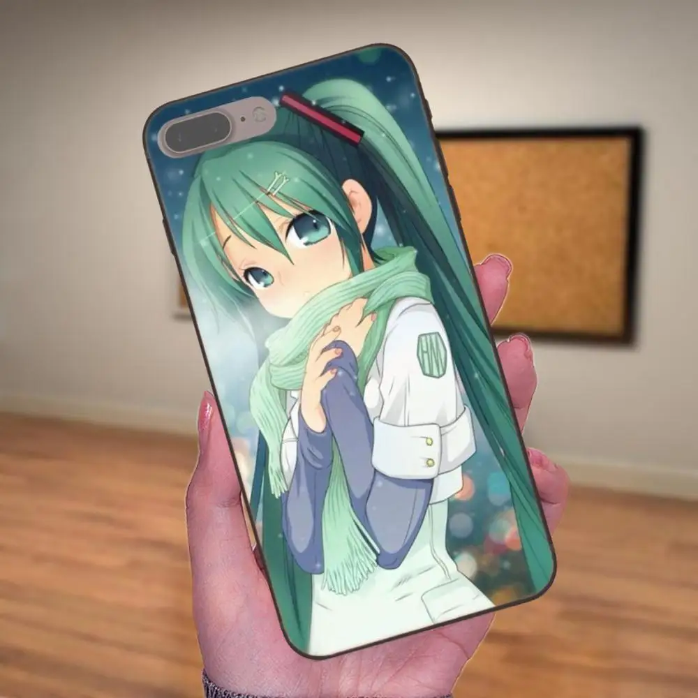 Мягкий чехол для телефона Xiaomi Mi Mix Max Note 2 2S 3 5X 6 6X 8 9 SE A1 A2 Lite Play Pro F1 Anime Hatsune Miku Beauty